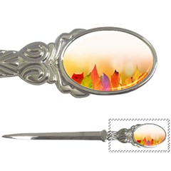 Autumn Leaves Colorful Fall Foliage Letter Opener by Sudhe