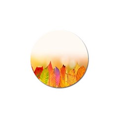 Autumn Leaves Colorful Fall Foliage Golf Ball Marker (10 Pack) by Sudhe