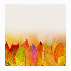 Autumn Leaves Colorful Fall Foliage Medium Glasses Cloth by Sudhe