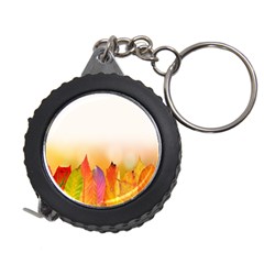 Autumn Leaves Colorful Fall Foliage Measuring Tape by Sudhe