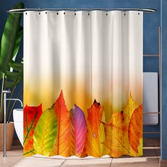 Autumn Leaves Colorful Fall Foliage Shower Curtain 60  X 72  (medium)  by Sudhe