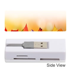 Autumn Leaves Colorful Fall Foliage Memory Card Reader (stick) by Sudhe