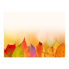 Autumn Leaves Colorful Fall Foliage Double Sided Flano Blanket (mini)  by Sudhe