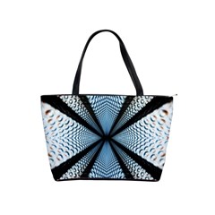 6th Dimension Metal Abstract Obtained Through Mirroring Classic Shoulder Handbag by Sudhe