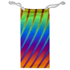 Abstract Fractal Multicolored Background Jewelry Bag by Sudhe