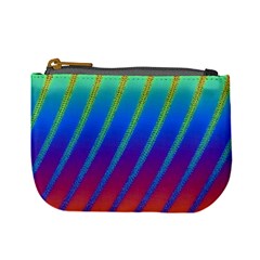 Abstract Fractal Multicolored Background Mini Coin Purse by Sudhe