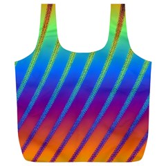 Abstract Fractal Multicolored Background Full Print Recycle Bag (xl) by Sudhe