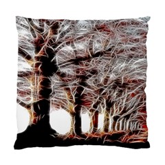 Autumn Fractal Forest Background Standard Cushion Case (two Sides) by Sudhe