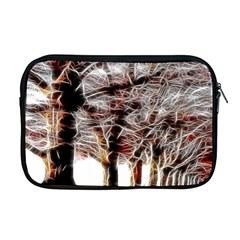 Autumn Fractal Forest Background Apple Macbook Pro 17  Zipper Case by Sudhe