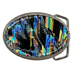 Abstract 3d Blender Colorful Belt Buckles by Sudhe