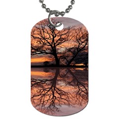 Aurora Sunset Sun Landscape Dog Tag (one Side) by Sudhe