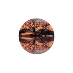 Aurora Sunset Sun Landscape Golf Ball Marker by Sudhe