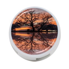 Aurora Sunset Sun Landscape 4-port Usb Hub (two Sides) by Sudhe