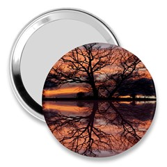 Aurora Sunset Sun Landscape 3  Handbag Mirrors by Sudhe