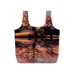 Aurora Sunset Sun Landscape Full Print Recycle Bag (s) by Sudhe