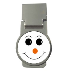 Happy Face With Orange Nose Vector File Money Clips (round)  by Sudhe