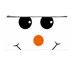 Happy Face With Orange Nose Vector File Pencil Cases by Sudhe