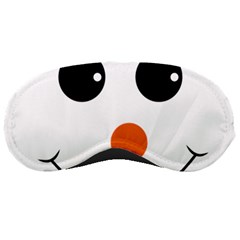 Happy Face With Orange Nose Vector File Sleeping Masks by Sudhe