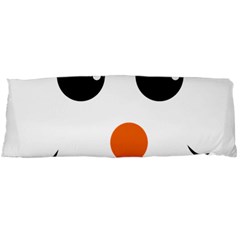 Happy Face With Orange Nose Vector File Body Pillow Case (dakimakura) by Sudhe