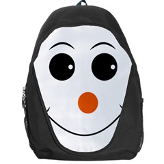 Happy Face With Orange Nose Vector File Backpack Bag by Sudhe