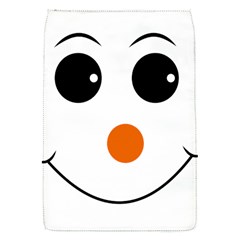 Happy Face With Orange Nose Vector File Removable Flap Cover (s) by Sudhe