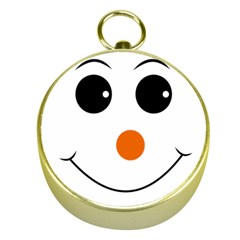 Happy Face With Orange Nose Vector File Gold Compasses by Sudhe