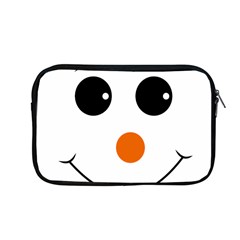 Happy Face With Orange Nose Vector File Apple Macbook Pro 13  Zipper Case by Sudhe