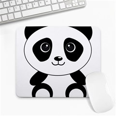 Bear Panda Bear Panda Animals Large Mousepads by Sudhe