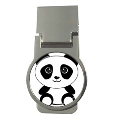 Bear Panda Bear Panda Animals Money Clips (round)  by Sudhe