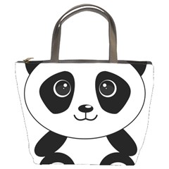 Bear Panda Bear Panda Animals Bucket Bag