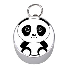 Bear Panda Bear Panda Animals Mini Silver Compasses by Sudhe