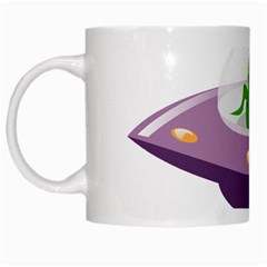 Ufo White Mugs by Sudhe