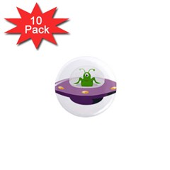 Ufo 1  Mini Magnet (10 Pack)  by Sudhe