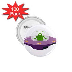 Ufo 1 75  Buttons (100 Pack)  by Sudhe