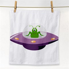 Ufo Face Towel by Sudhe