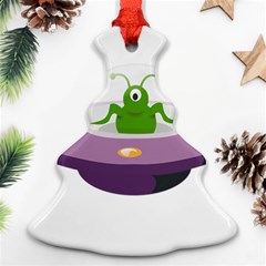 Ufo Christmas Tree Ornament (two Sides) by Sudhe