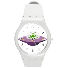 Ufo Round Plastic Sport Watch (m) by Sudhe