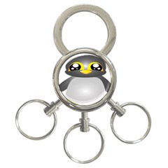 Cute Penguin Animal 3-ring Key Chains by Sudhe