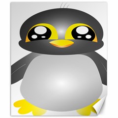 Cute Penguin Animal Canvas 20  X 24  by Sudhe