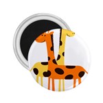 Giraffe Africa Safari Wildlife 2.25  Magnets Front