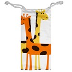 Giraffe Africa Safari Wildlife Jewelry Bag Back