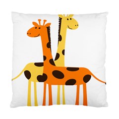 Giraffe Africa Safari Wildlife Standard Cushion Case (two Sides) by Sudhe