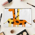 Giraffe Africa Safari Wildlife Cosmetic Bag (Large) Front