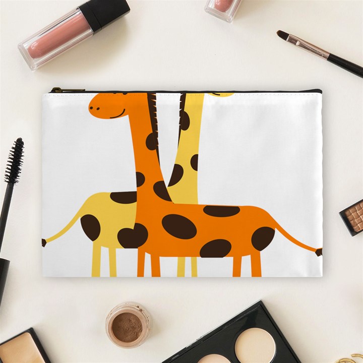 Giraffe Africa Safari Wildlife Cosmetic Bag (Large)