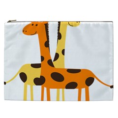 Giraffe Africa Safari Wildlife Cosmetic Bag (xxl) by Sudhe