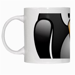 Penguin Birds Aquatic Flightless White Mugs by Sudhe