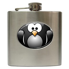 Penguin Birds Aquatic Flightless Hip Flask (6 Oz) by Sudhe