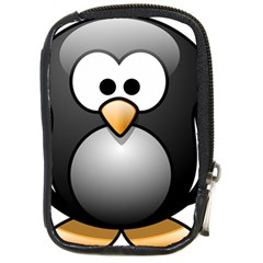 Penguin Birds Aquatic Flightless Compact Camera Leather Case by Sudhe