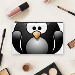 Penguin Birds Aquatic Flightless Cosmetic Bag (medium) by Sudhe