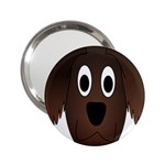 Dog Pup Animal Canine Brown Pet 2.25  Handbag Mirrors Front